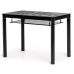 Стол стеклянный T-300-2 черный 100*60 см в интернет-магазине "Мебли Даром"