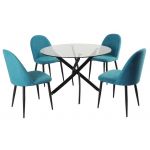 Стол стеклянный T-309 90*90*76см