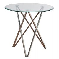 Стіл круглий скляний T-316 80 * 80 * 73см