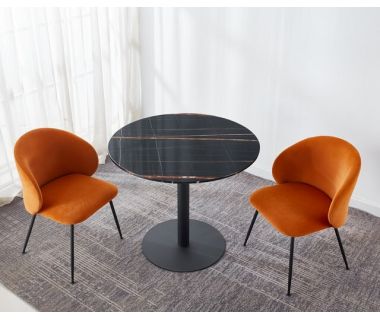 Стол обеденный T-320 черная магма 90 см Стол обеденный T-320 черная магма 90 см