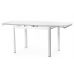 Стіл розкладний скляний T-600-2 білий 100 (+60) * 70 * 75 см в інтернет магазині "Меблі Даром"
