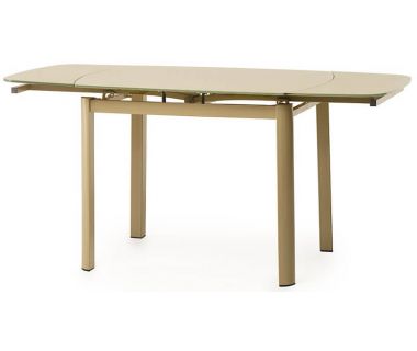 Стол раскладной стеклянный T-600-2 кофе-мокко 100(+60)*70*75 см Стол раскладной стеклянный T-600-2 кофе-мокко 100(+60)*70*75 см