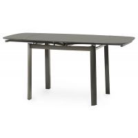 Стол раскладной стеклянный T-600-2 серый 100 (+60) * 70 * 75 см