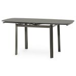 Стол раскладной стеклянный T-600-2 серый 100 (+60) * 70 * 75 см