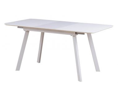 Стіл розкладний TM-170 матовий білий 120 (+40) * 80 * 76 см