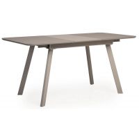 Раскладной стол TM-170 серый матовый 120 (+40)*80*76 см