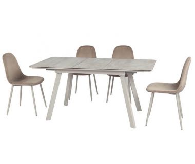 Стіл розкладний TM-171 сірий агат 120 (+40) * 80 * 76 см