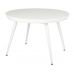 Стіл розкладний круглий TM-175 білий матовий VETRO (Ветро) в інтернет магазині "Меблі Даром"