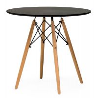 Стол обеденный TM-35 черный 80 см