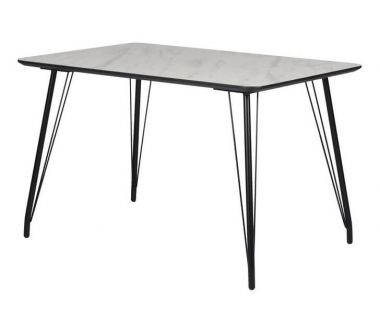 Стіл обідній TM-47 білий мармур 120 * 80 см