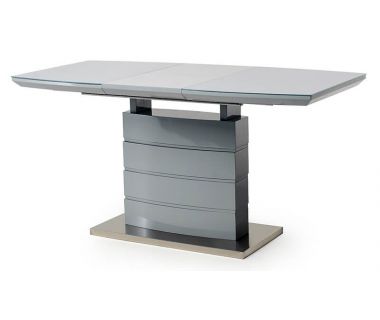 Стіл розкладний скляний TM-50-2 сірий 110 (+40) * 70 * 76 см