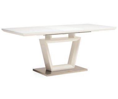 Стіл розкладний скляний TM-51 білий 140 (+40) * 80 * 76 см Стіл розкладний скляний TM-51 білий 140 (+40) * 80 * 76 см