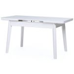 Стол раскладной TM-73 белый матовый 110 (+30)*70*75 см