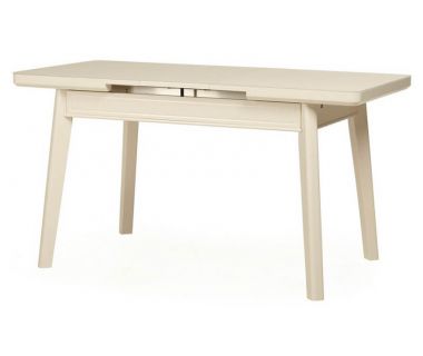 Стіл розкладний скляний TM-73 молочний матовий 110 (+30) * 70 * 75 см