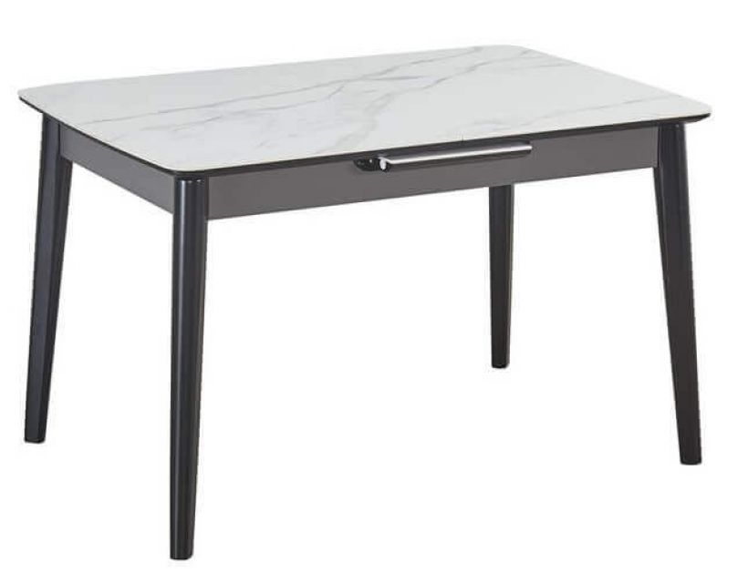 Стол раскладной TM-76 белый мрамор, керамика 120 (+30) * 80 * 75 см VETRO Modern (Ветро) в интернет-магазине "Мебли Даром"