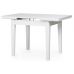 Стіл розкладний скляний TM-79 сніжно-білий 90 (+25) * 70 * 75 см в інтернет магазині "Меблі Даром"