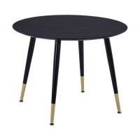 Стол обеденный TM-99 черный 100 см