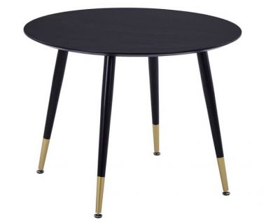 Стіл круглий TM-99 чорний 100 см