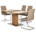 Раскладной стол TML-525 бежевый, дуб натуральный 120 (+40)*80*76 см в интернет-магазине "Мебли Даром"