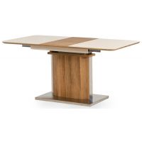 Раскладной стол TML-525 бежевый, дуб натуральный 120 (+40)*80*76 см
