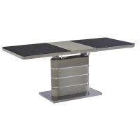 Стол раскладной TML-530 черный кварц-мокко 140 (+40)*80*76 см