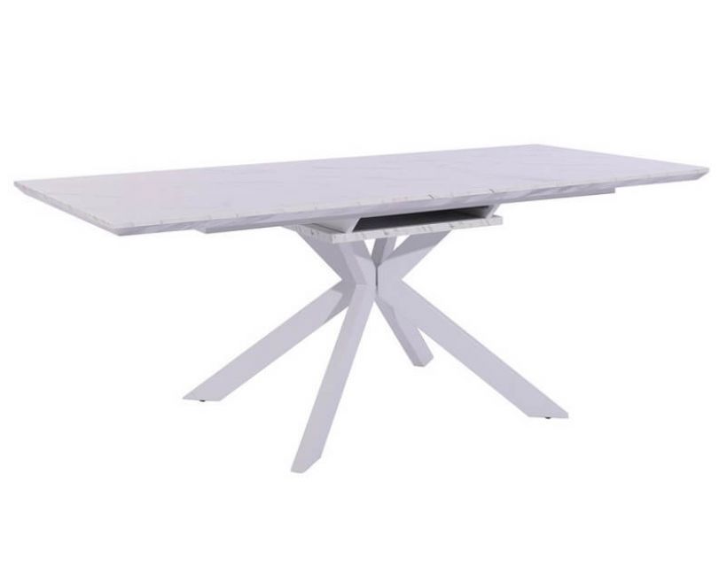 Стіл розкладний TML-630 білий мармур 160 (+40) * 90 * 76 см в інтернет магазині "Меблі Даром"