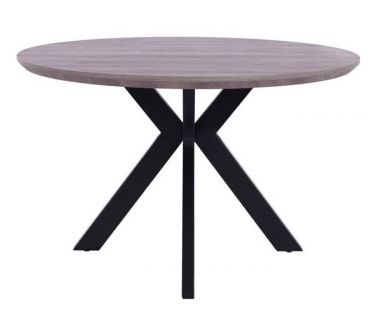 Стіл круглий TML-660 попелястий дуб 120 см
