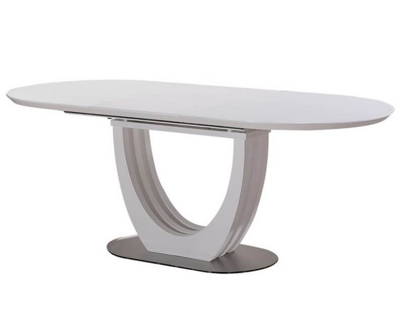 Стіл розкладний скляний матовий TML-760 капучіно 150 (+50) * 90 * 76 см в інтернет магазині "Меблі Даром"