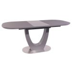 Раскладной стол матовый TML-765 серый 140 (+40) * 85 * 76 см