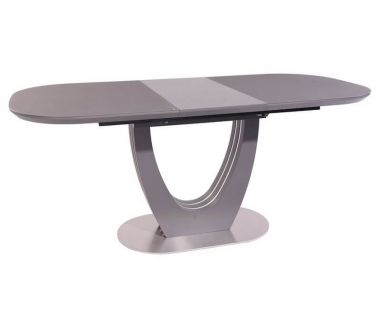 Раскладной стол матовый TML-765-1 серый 120 (+40) * 80 * 76 см Раскладной стол матовый TML-765-1 серый 120 (+40) * 80 * 76 см