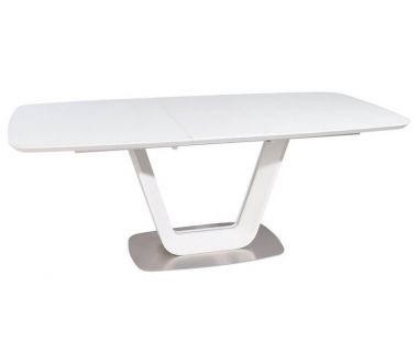 Раскладной стол матовый TML-770 белый 160 (+40) * 90 * 76 см Раскладной стол матовый TML-770 белый 160 (+40) * 90 * 76 см