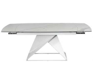 Розкладний стіл TML-820 білий мармур, кераміка