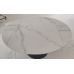 Розкладний круглий керамічний стіл TML-831 б'янко перлино в інтернет магазині "Меблі Даром"