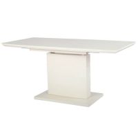 Раскладной стол стеклянный матовый TMM-50-1 молочный