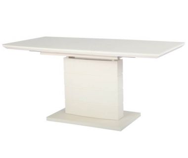 Розкладний стіл скляний матовий TMM-50-1 молочний