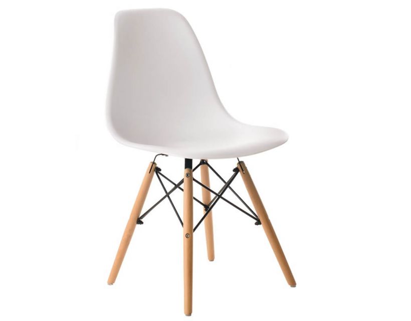 Стілець Eames Chair M-05 білий VETRO Modern (Ветро) в інтернет магазині "Меблі Даром"
