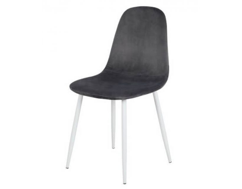 Стул M-10 серый вельвет VETRO Modern (Ветро) в интернет-магазине "Мебли Даром"