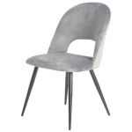 Стул M-33 пепельный вельвет