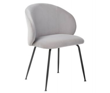 Стілець M-39 сірий матовий вельвет