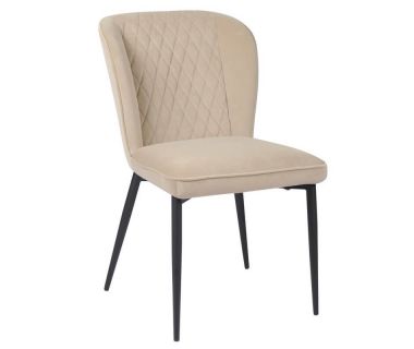 Стілець M-44 матовий капучіно вельвет Стілець M-44 матовий капучіно вельвет