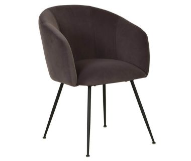 Стул M-60 серый матовый вельвет