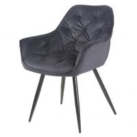 Стул M-65 чернильно-синий вельвет