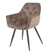 Стілець M-65 коричневий вельвет