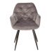 Стілець M-65 сірий вельвет VETRO Modern (Ветро) в інтернет магазині "Меблі Даром"