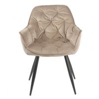 Стул M-65 капучино вельвет VETRO (Ветро)