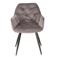 Стілець M-65 сірий вельвет