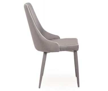 Стілець M-03 сірий з білим кантом