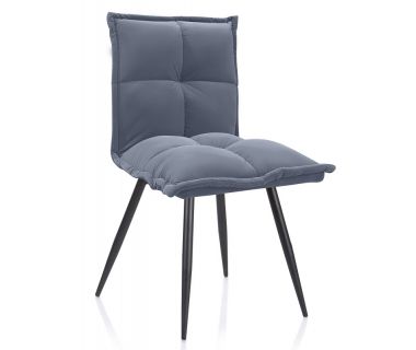 Стілець N-130 матовий сірий вельвет