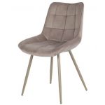 Стул N-45 капучино вельвет VETRO (Ветро)