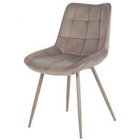 Стул N-45 капучино вельвет VETRO (Ветро)